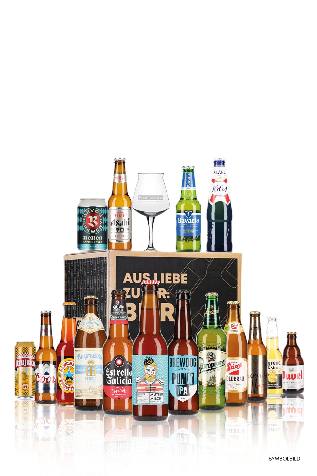 BeerLovers Fußball Geschenkebox  